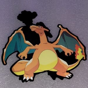 3/$15 Charizard Holographic Lenticular Decal, Waterproof Peeker Sticker
